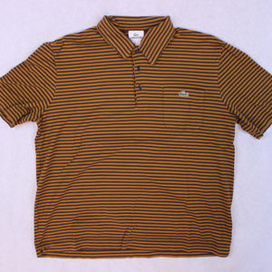Horizontal Striped Lacoste Polo
